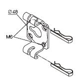 Supporto standard fori filettati  M6