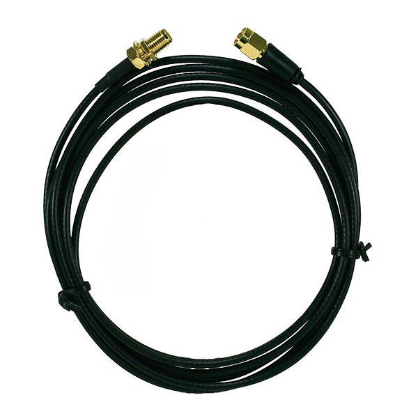 Cavo estensione antenna GSM per i moduli PCS250 e GPRS14, lunghezza
metri 2. Fornito con squadretta di fissaggio a parete e antenna