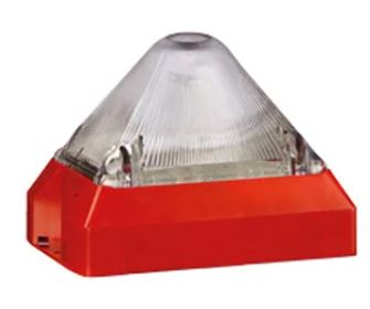 21551805005 - Luce flash PYRA 10 joule 10-57V DC IP 66. Raggio di
copertura secondo EN 54: 17 mt. Calotta antiurto color