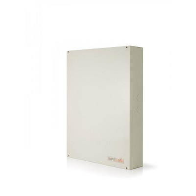Alimentatore Switching 13,8V@5A +1,2A per ricarica batterie in
contenitore metallico per l'alloggiamento di massimo due batterie da 12Vcc@17Ah.