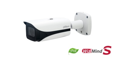 Telecamera bullet IP AI WizMind S Risoluzione5 MP ottica motorizzata,
portata IR fino 60 m, 1 porta LAN 100 Mbps, 2 ingressi e 1 uscita