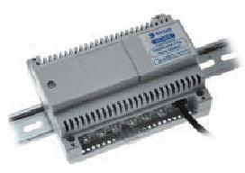 Centralino DIN 2 ingresso banda III e UHF da 36 dB Reg.