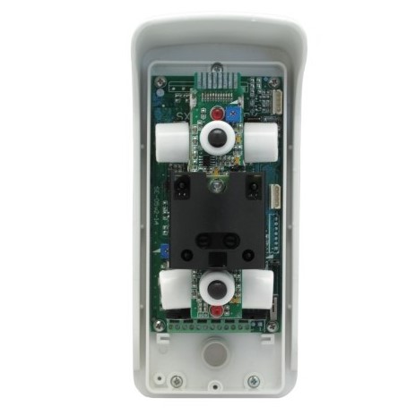 Sensore volumetrico doppio IR effetto tenda per esterno, portata 12mt Dx
+ 12mt Sx, compatibile BT-LINK PER SISTEMI ELMO 2K