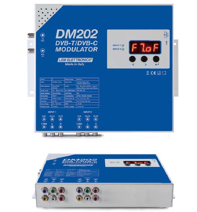Modulatore Digitale 2 ingressi A/V COFDM