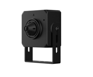 Mini camera IP Starlight da interno, sensore CMOS progressivo 1/3",
risoluzione 2 MP a 25/30fps, H.265+, ottica fissa pinhole 2.8 mm