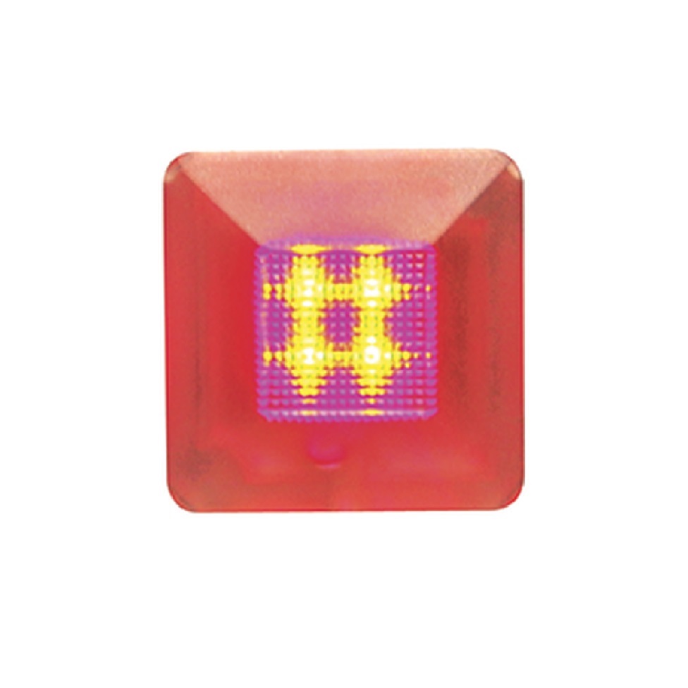 RIPETITORE OTTICO IP67 FISSO/LAMPEGGIANTE - ROSSO