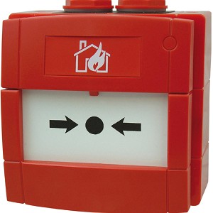 Pulsante manuale indirizzato a rottura vetro, da interno con scatola
incasso di montaggio. Chiave di test. Installazione