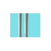 Staffa muro a L in acciaio Inox lunghezza 15cm Ø 40mm.