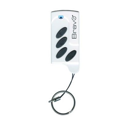 Radiocomando 4 tasti Passpartout multi BAND autoapprendente Bianco