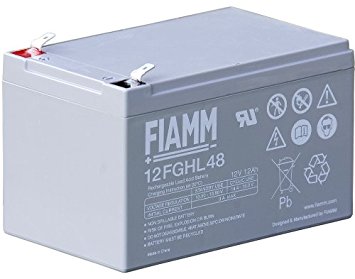 Accumulatore al Piombo 12v 12ah LONG LIFE BATTERIES (10 YEARS) with abs FV0