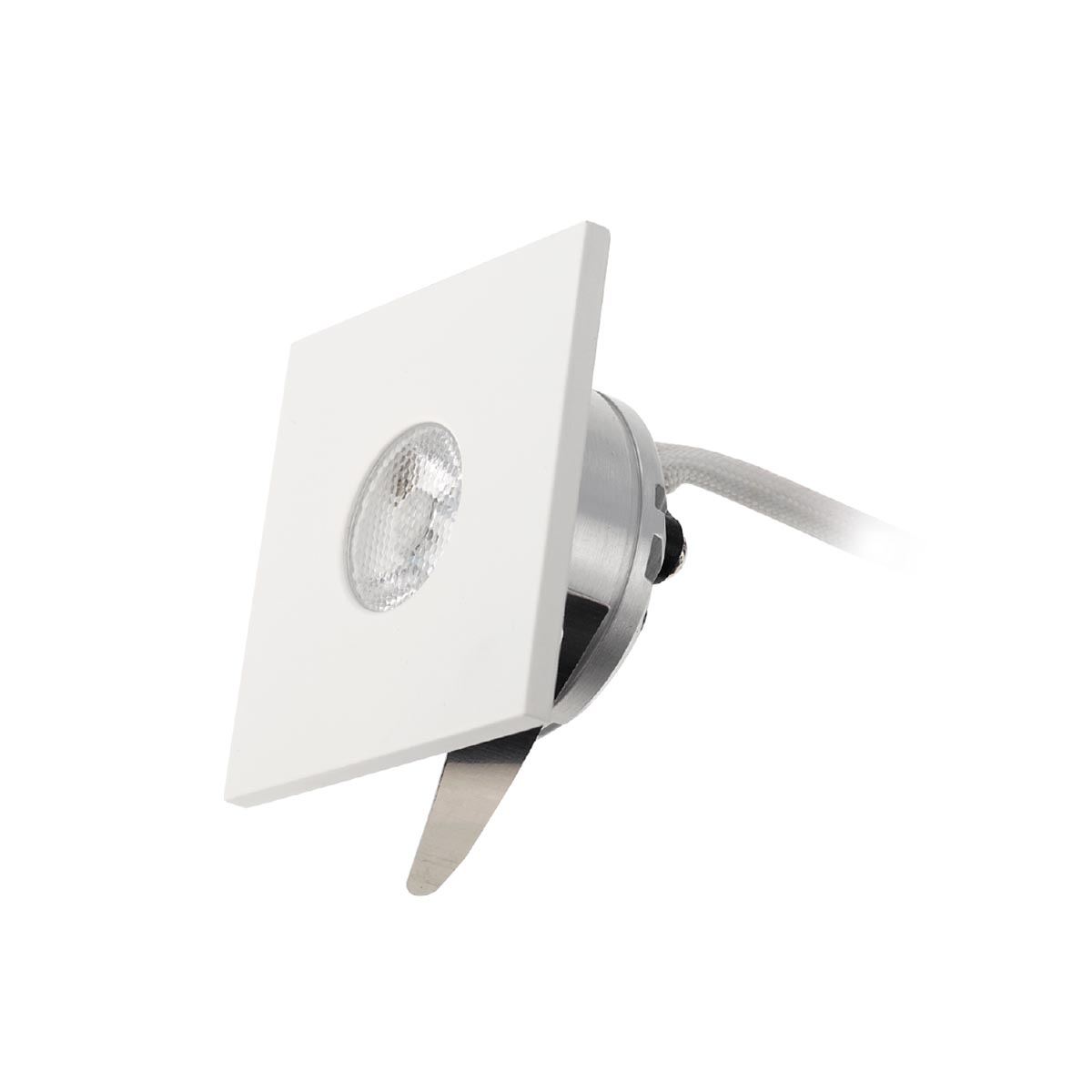 XTWIST Faretto da incasso per interni, equipaggiato con un LED di
potenza, temperatura di colore bianco caldo.