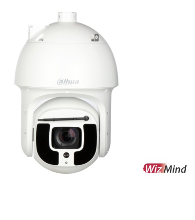 Speed dome IP AI WizMind Starlight 8" da interno/esterno IP67,
sensore CMOS Starvis progressivo 1/1.8”, risoluzione 8 MP a 25/30fps,
rotazione PAN 360° endless / TILT -30°~90