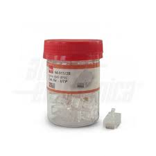 Spina RJ45 8P8C Cat5e FlexSolid UTP 50u Conf.25 pezzi