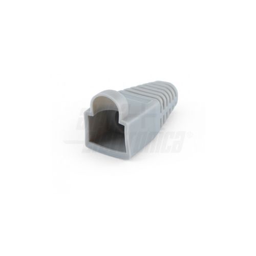 Copriconnettore per spina RJ45 ø6,5mm - Grigio cf 100pz