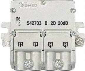 Mini-Derivatore 5...2400MHz "EasyF" 2 Vie 20dB