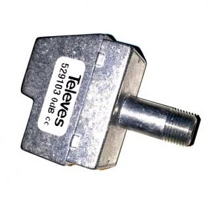 Presa “F” 0dB con Passaggio di DC