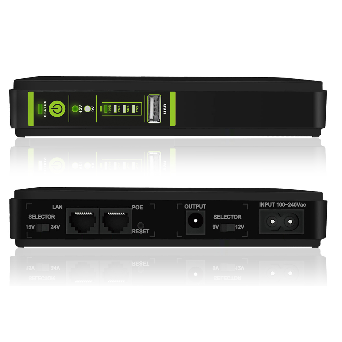 Gruppo di Continuità UPS ERA PLUS DC 9VDC/12VDC - POE 15VDC/24VDC - USB
5VDC TOGETHER ON, Potenza 18W, Autonomia fino a 240 minuti