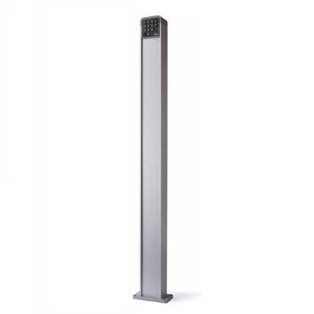 Colonna in alluminio per alloggiamento di un selettore o tastiera, h 100
cm. Compatibile con: EDS, EDSB, EDW, ETP, ETPB, EKS, EKSEU