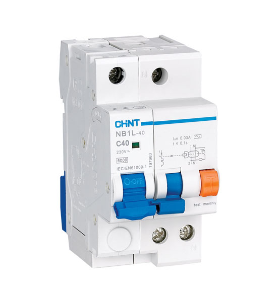 NB1L-40/2P-AC300 -DIFF ACC 2P <40A IDN 300mA TIPO AC