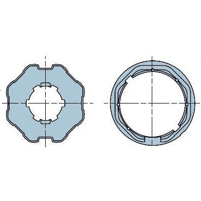 Ottagonale 60x(0,6÷1) ruota + corona