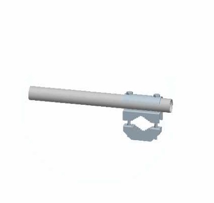 Polarizzatore verticale Zincatura elettrolitica Lunghezza 25 cm Per pali
diametro 25, 50 mm