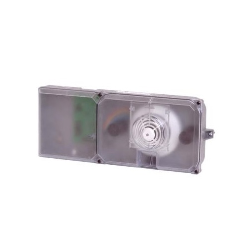 Contenitore per rivelatore ottico di fumo per condotte di ventilazione.