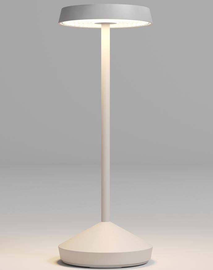SOPHIE Lampada da tavolo BIANCA 2,2 W a batteria