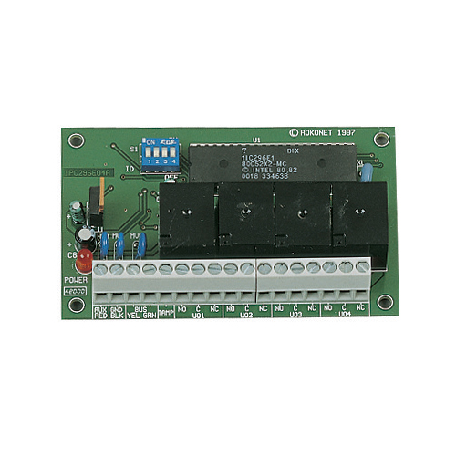 Modulo Espansione Uscite a 4 Relè (12V, 3A) Programmabili.