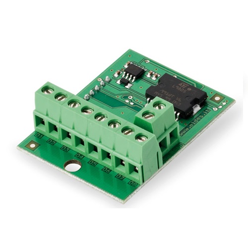 Modulo a innesto con 8 uscite logiche programmabili.
