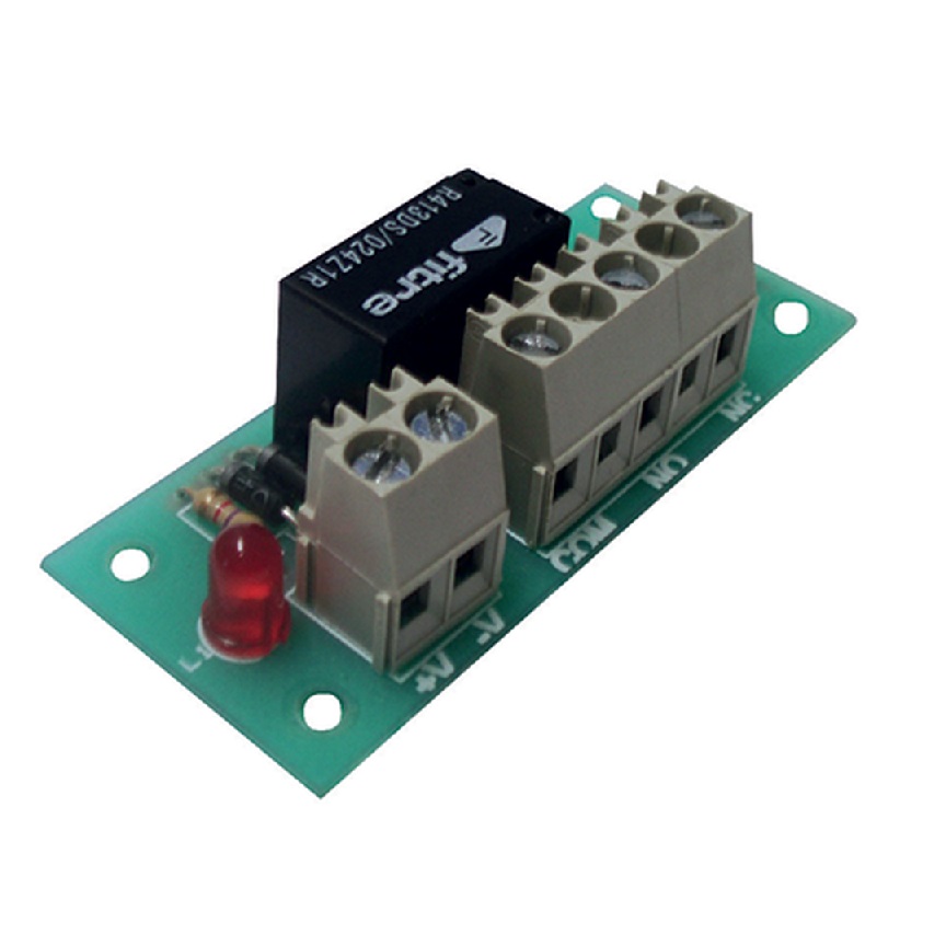 scheda relè 250Vac- 3A- tensione di lavoro 12V