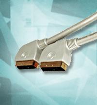 Cavo di raccordo Spina Scart Gold Spina Scart Gold - 1,5 m - 21 poli
collegati RGB