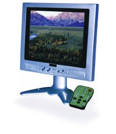 Monitor TFT 10” con ingressi: VGA, videocomposito.