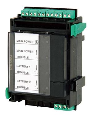 Modulo regolatore  di carica delle batterie. Fornisce alimentazione a
tutti i moduli interni collegati alla centrale mod