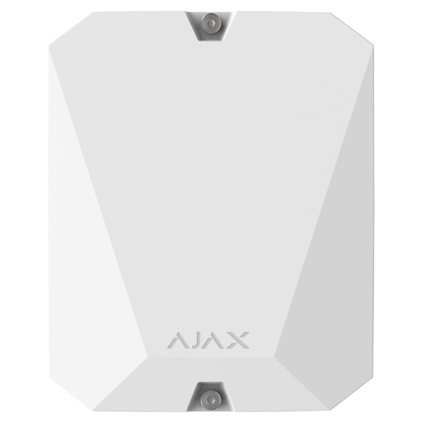 VHF Bridge con Box Bianco Modulo per il collegamento dei sistemi di
sicurezza Ajax a trasmettitori radio VHF di terze parti