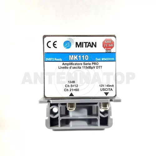 MK110G AMPLI 1IN 3+U 12dB 5G