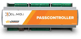 Controller PASSCONTROLLER su barra DIN per 1 varco, espandibile fino a 32