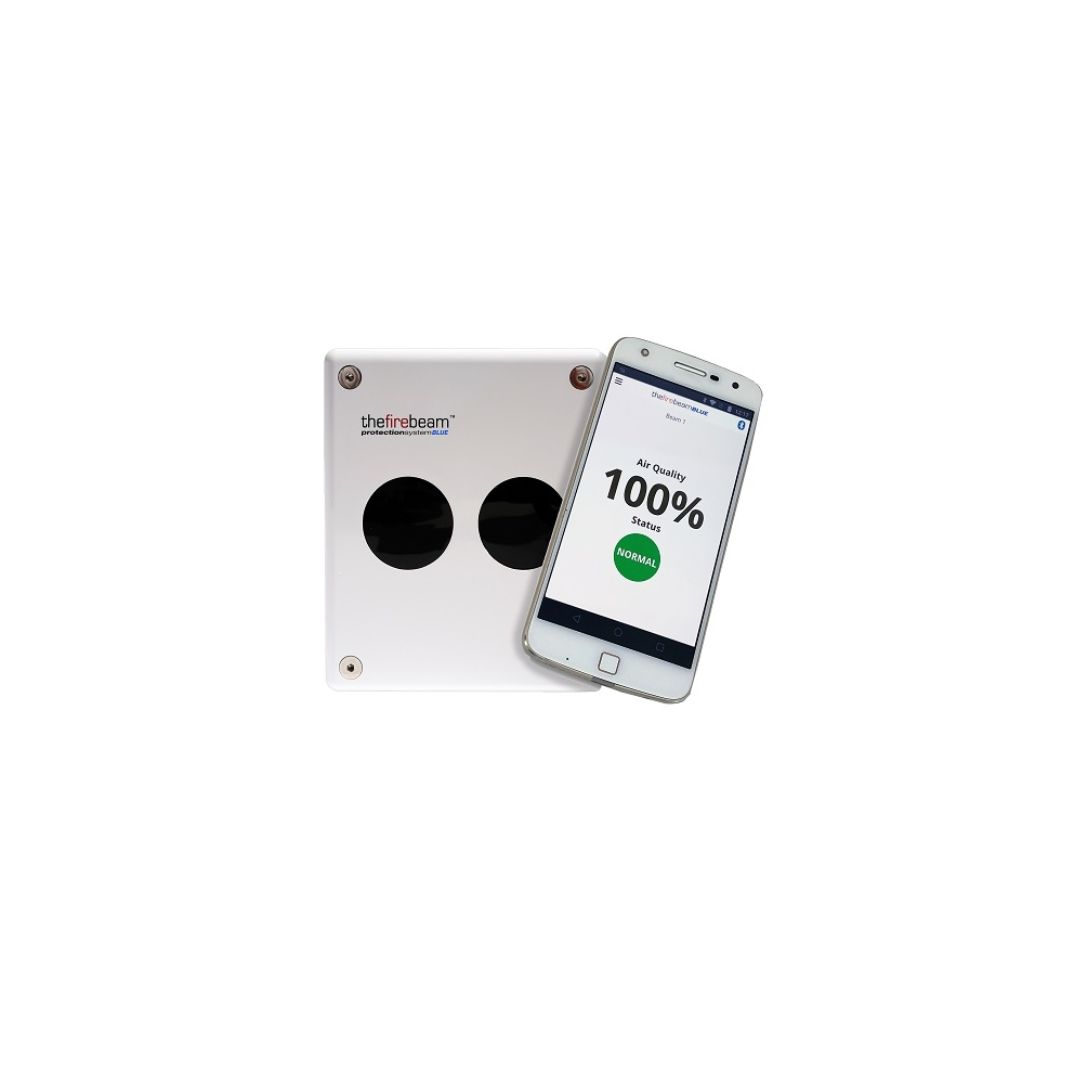 Barriera ad infrarossi per rivelazione incendi a riflessione motorizzata
con interfaccia Bluetooth