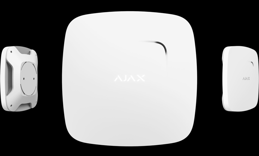 FireProtect&nbsp;Bianco Rilevatore wireless di fumo con sensore di
temperatura, sirena integrata