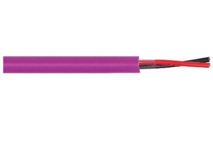 CAVO PER SISTEMI EVACUAZIONE VOCALE FG29OM16 TIPO EV 2 X 1,50 LSZH VIOLA BOB.500