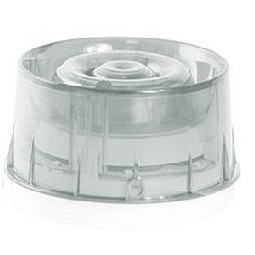 Sirena con lampeggiante indirizzabile. Corpo Bianco con LED rosso