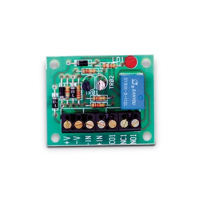 Circuito di interfaccia relè 12Vcc 3A amplificato