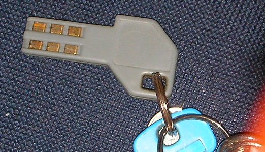 Chiave a microprocessore da codificare. Colore Nero