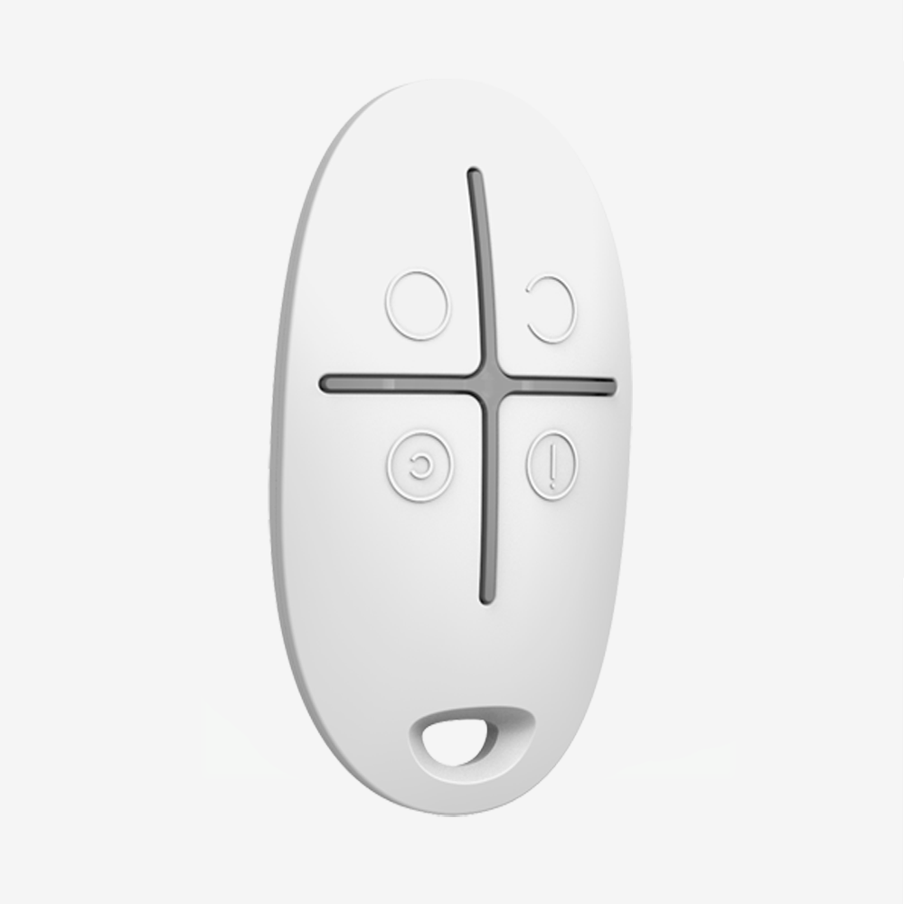 SpaceControl Bianco Telecomando wireless bidirezionale, con pulsante antipanico