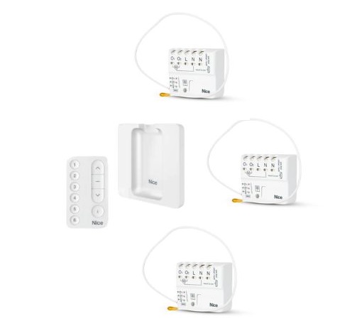 KIT Tapparelle automatizzate composto da 3PZ BIDI-MINISHUTTER  1 pz
MINIDOMI6 e 1 pz 556.01001