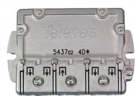 PARTITORE 5...2400MHz “Easy F” 4V 9/7,5dB