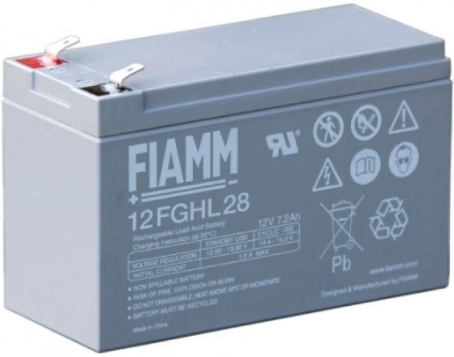 Accumulatore al Piombo 12v 7,2ah LONG LIFE BATTERIES (10 YEARS) with abs FV0