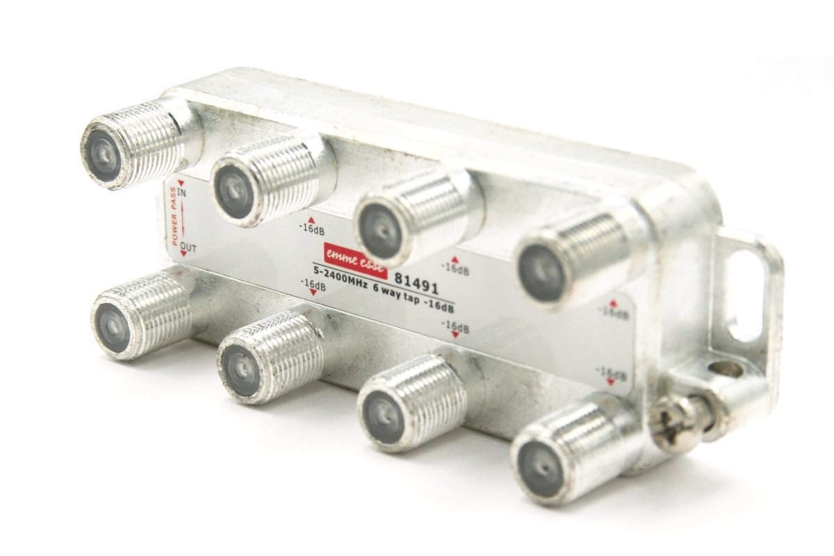 DV6/16M - DERIVATORE - 6 VIE - 16DB