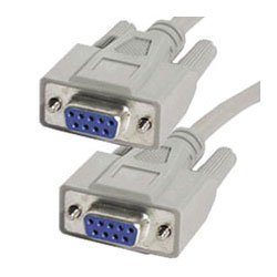Cavo raccordo computer DB9 Fem-fem 1.8 mt; collegamenti incrociati.