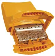 Amplificatore Palo 2i/1u “EasyF”: BIII/DAB/UHF[dc]-UHF[dc] G
26/26/28-28dB Vu 114dBµV Alim. a 12V (Passaggio DC Commutabile)