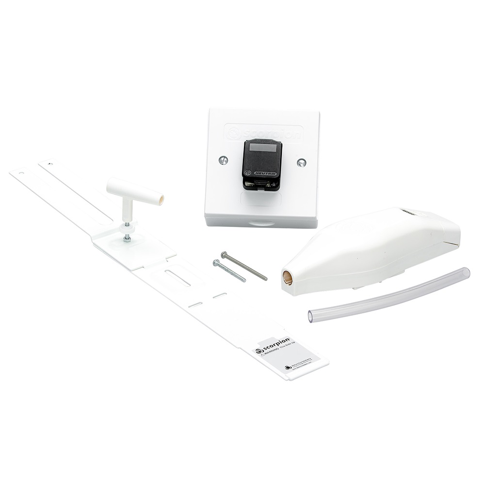 Scorpion Point Smoke Detector Tester. Includes: 1 x Scorp 1001, 1 x
Scorp 25.
